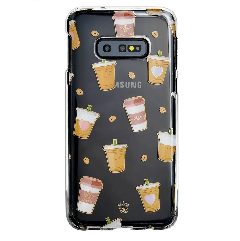 Coffee First Clear Samsung Galaxy Case - Image 17