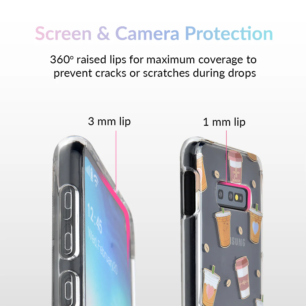 Coffee First Clear Samsung Galaxy Case - Image 18