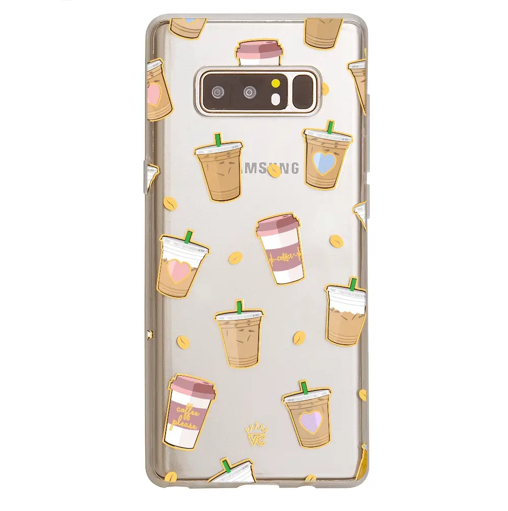 Coffee First Clear Samsung Galaxy Case - Image 21