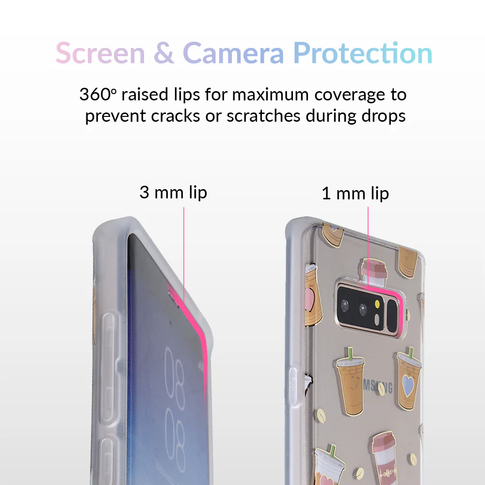 Coffee First Clear Samsung Galaxy Case - Image 22