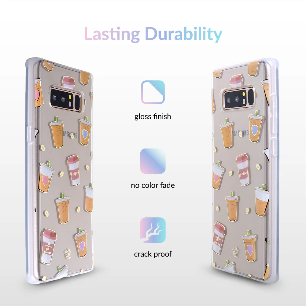 Coffee First Clear Samsung Galaxy Case - Image 23