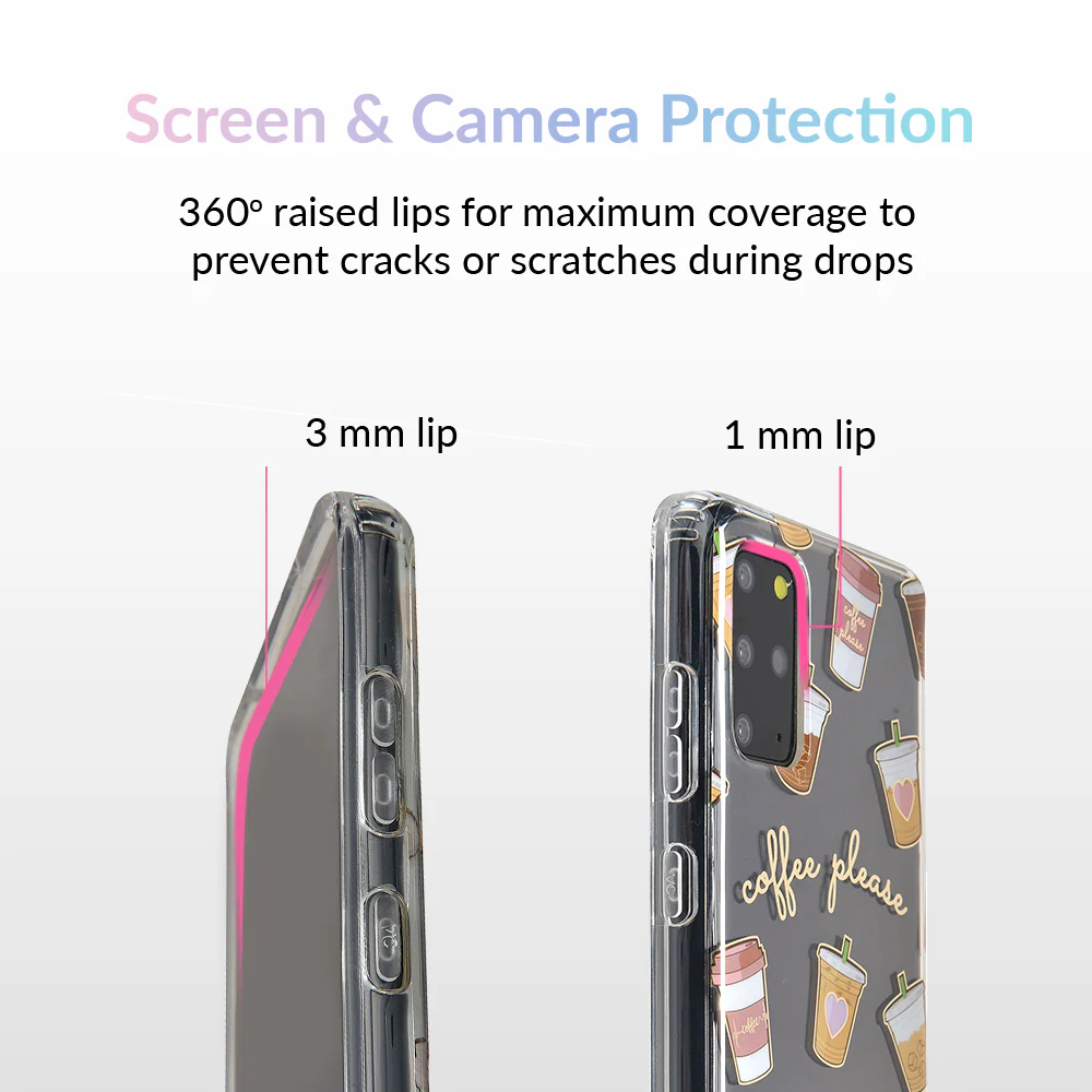 Coffee First Clear Samsung Galaxy Case - Image 30