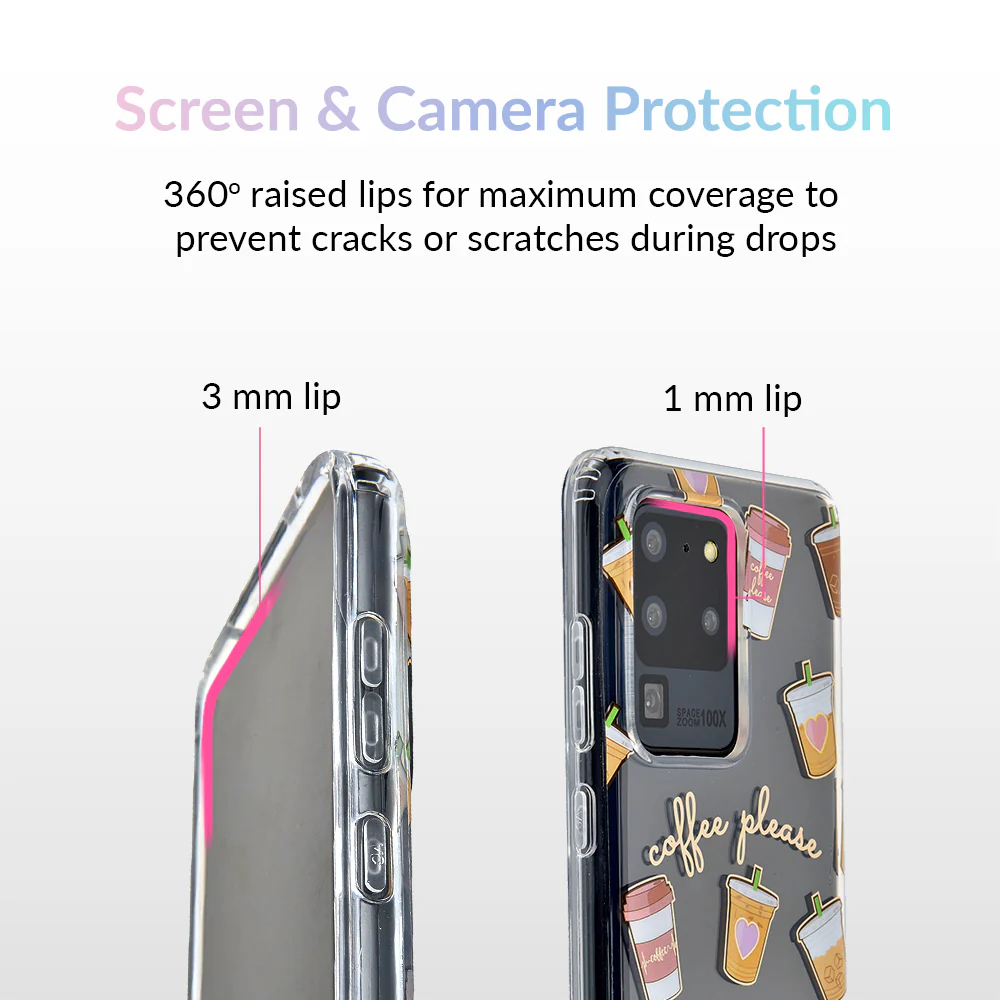 Coffee First Clear Samsung Galaxy Case - Image 35