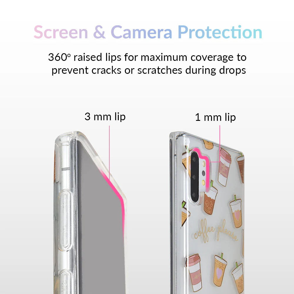 Coffee First Clear Samsung Galaxy Case - Image 40