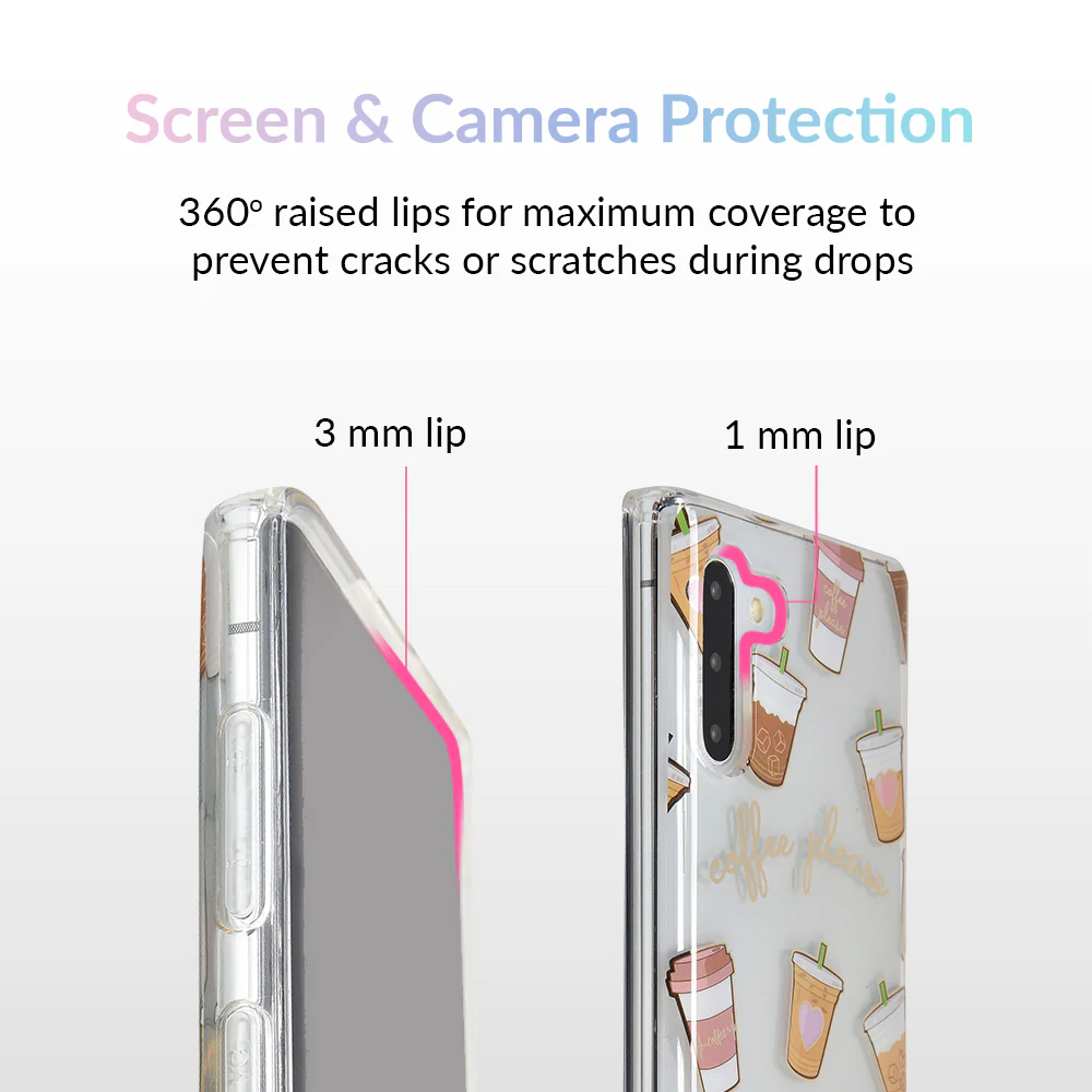 Coffee First Clear Samsung Galaxy Case - Image 47