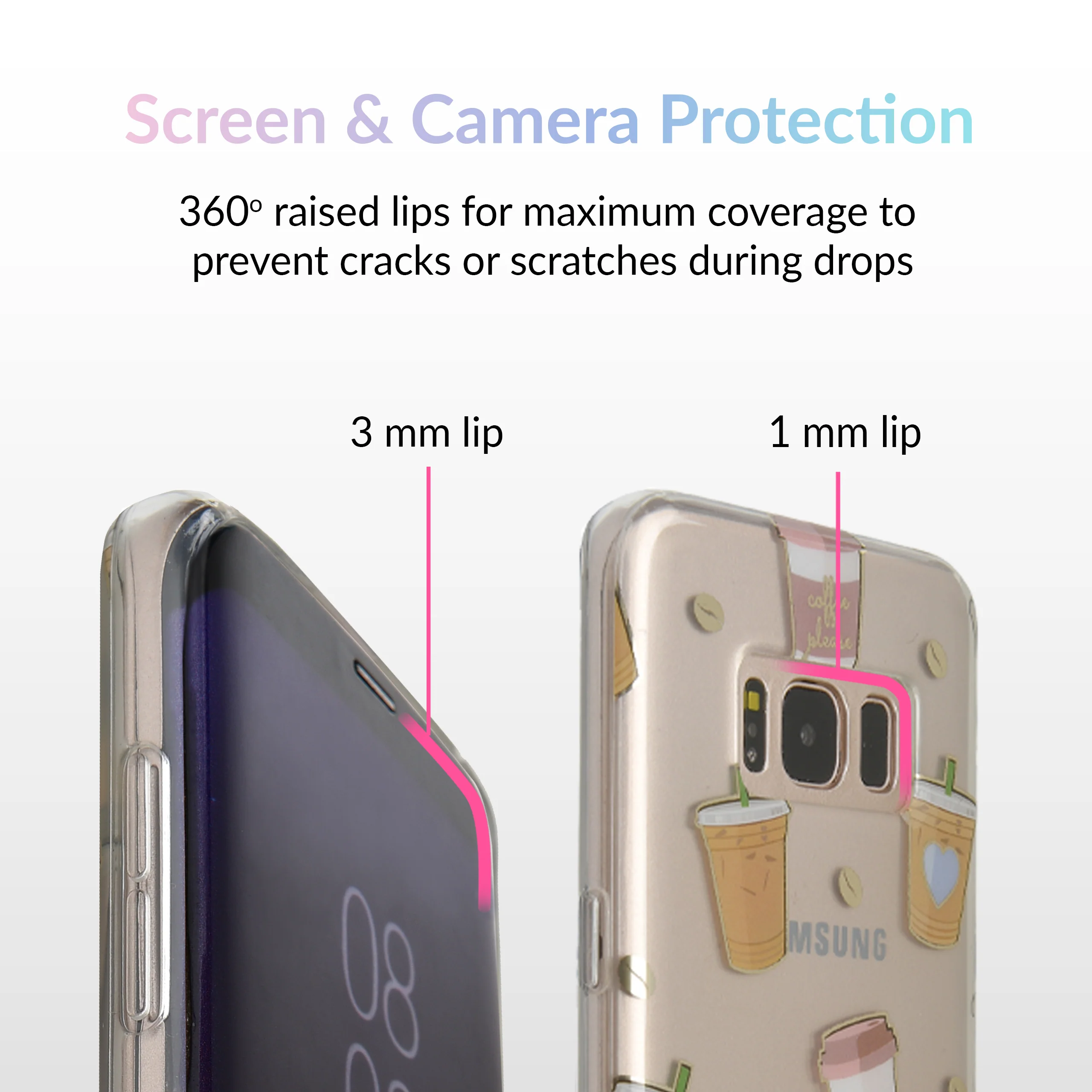 Coffee First Clear Samsung Galaxy Case - Image 5