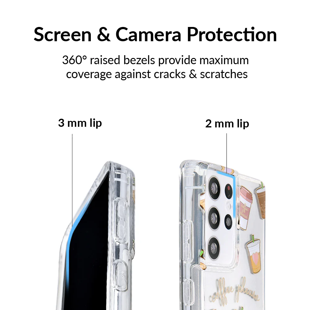 Coffee First Clear Samsung Galaxy Case - Image 63