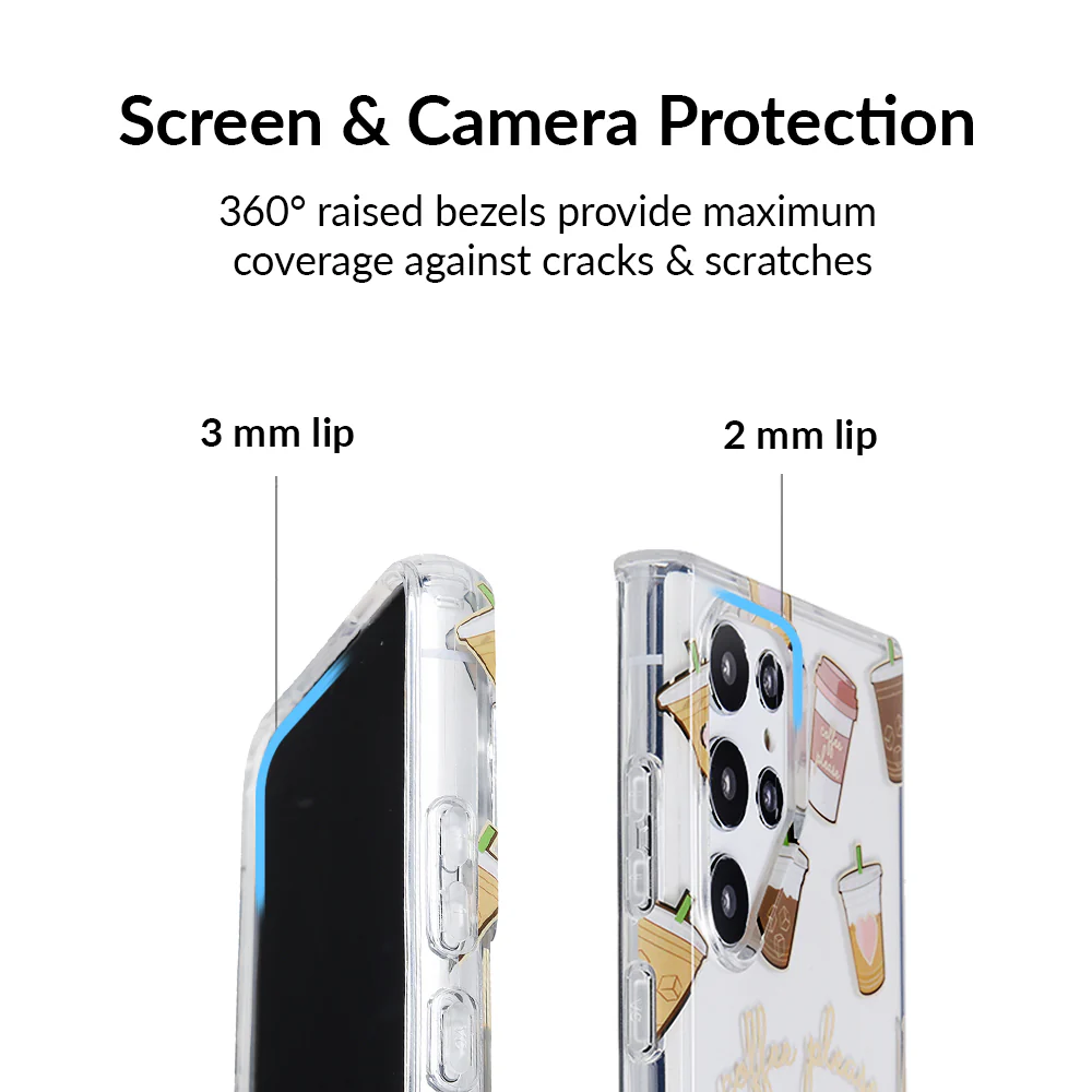 Coffee First Clear Samsung Galaxy Case - Image 78