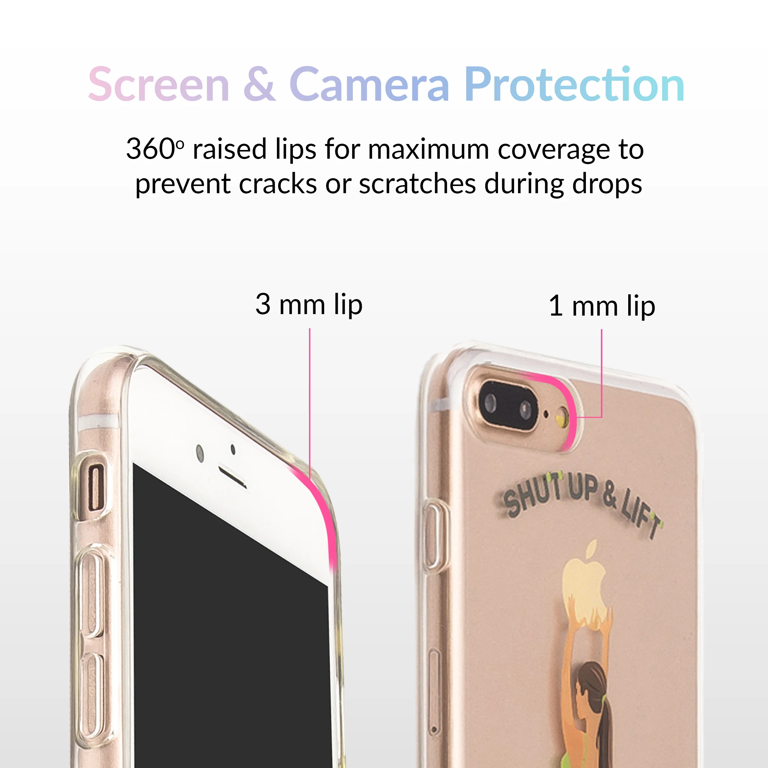 Shut Up & Lift iPhone Case Brown Hair - Image 13