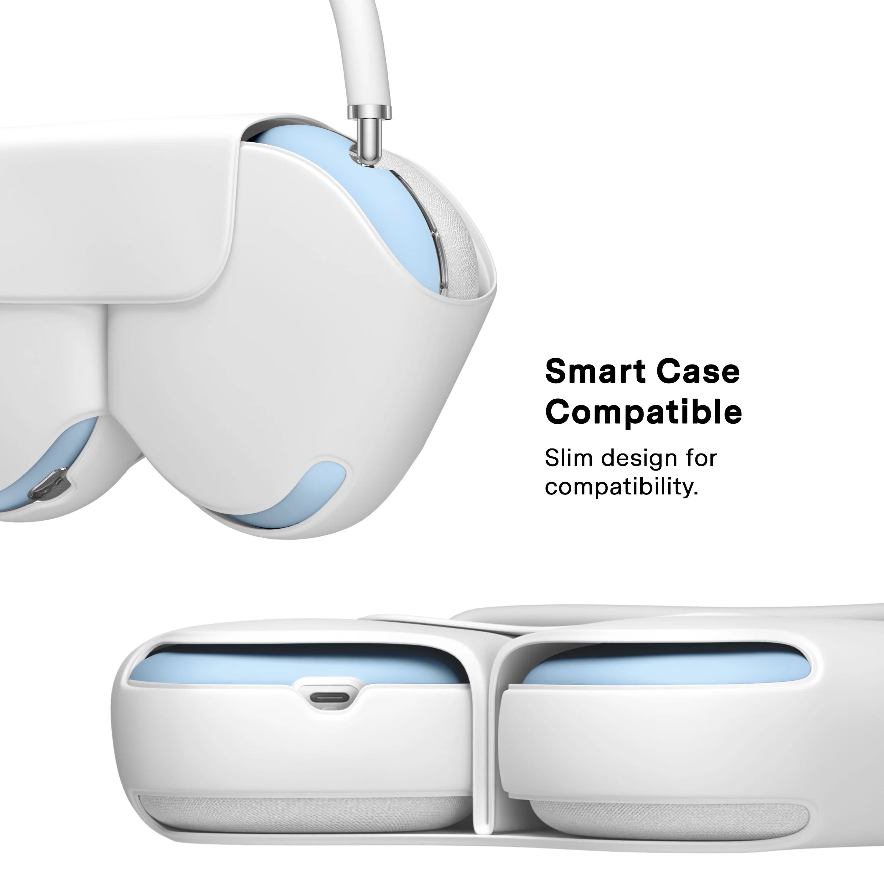 Cotton Candy Blue AirPod Max Case - Image 6