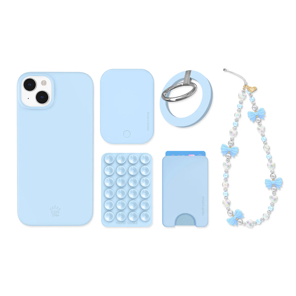 Cotton Candy Blue iPhone Bundle Set - Image 10