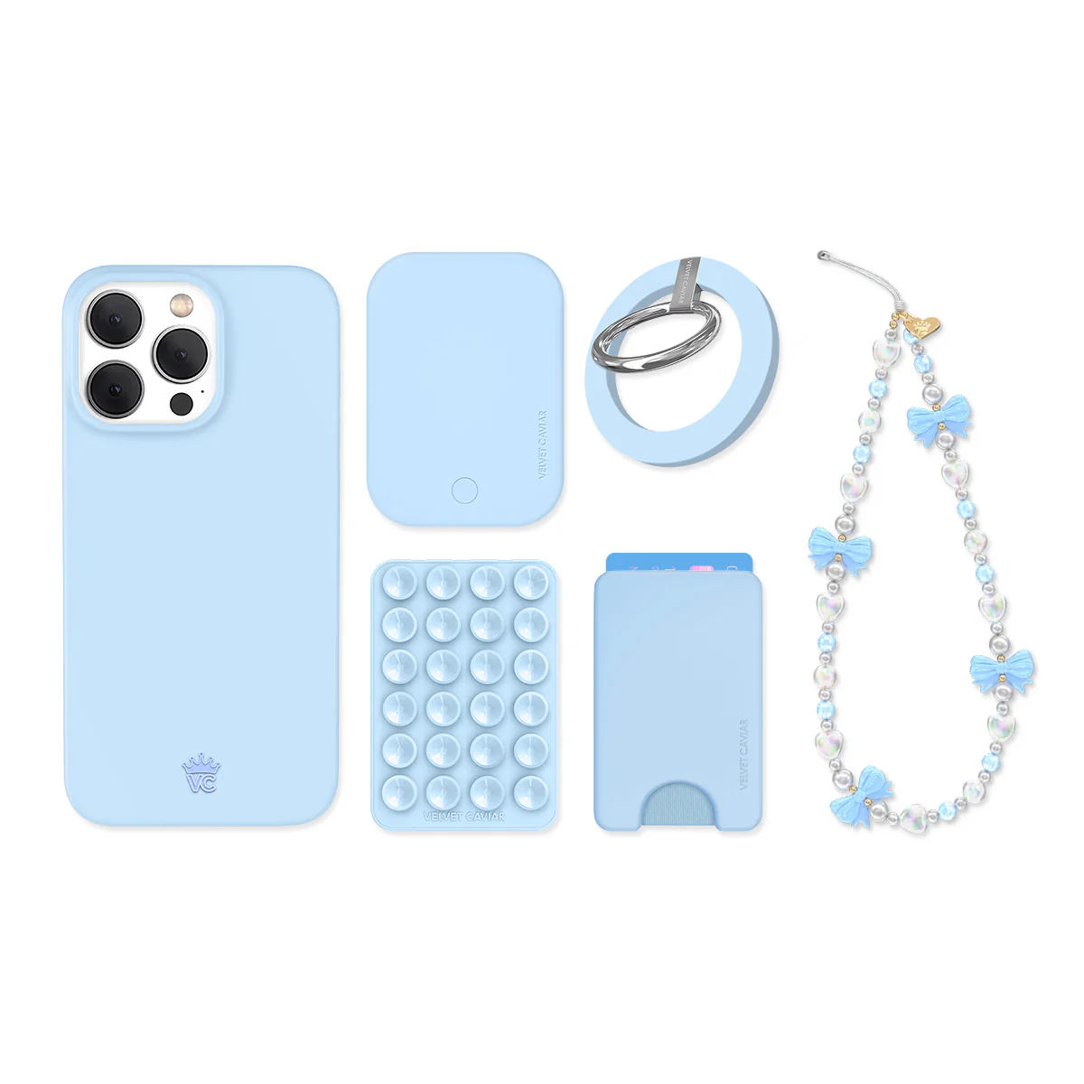 Cotton Candy Blue iPhone Bundle Set - Image 12