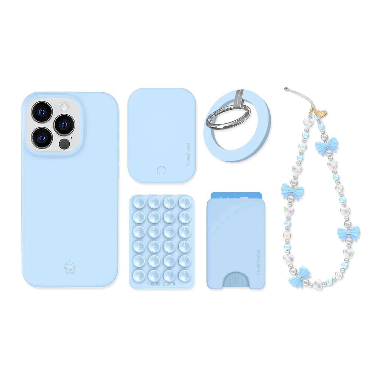 Cotton Candy Blue iPhone Bundle Set - Image 2