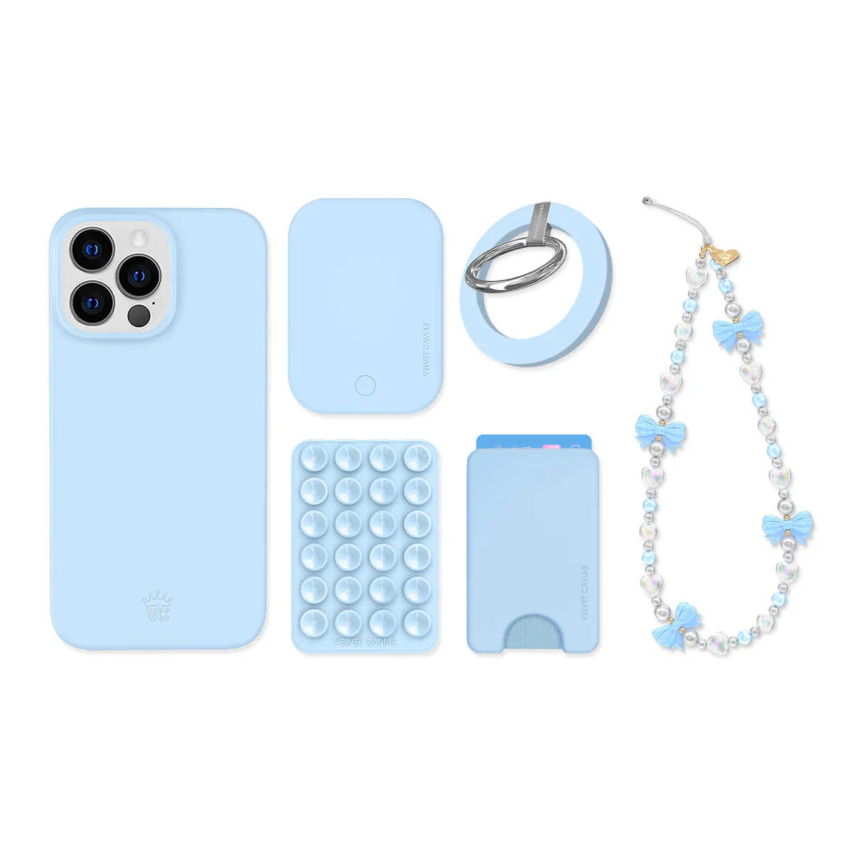 Cotton Candy Blue iPhone Bundle Set - Image 4