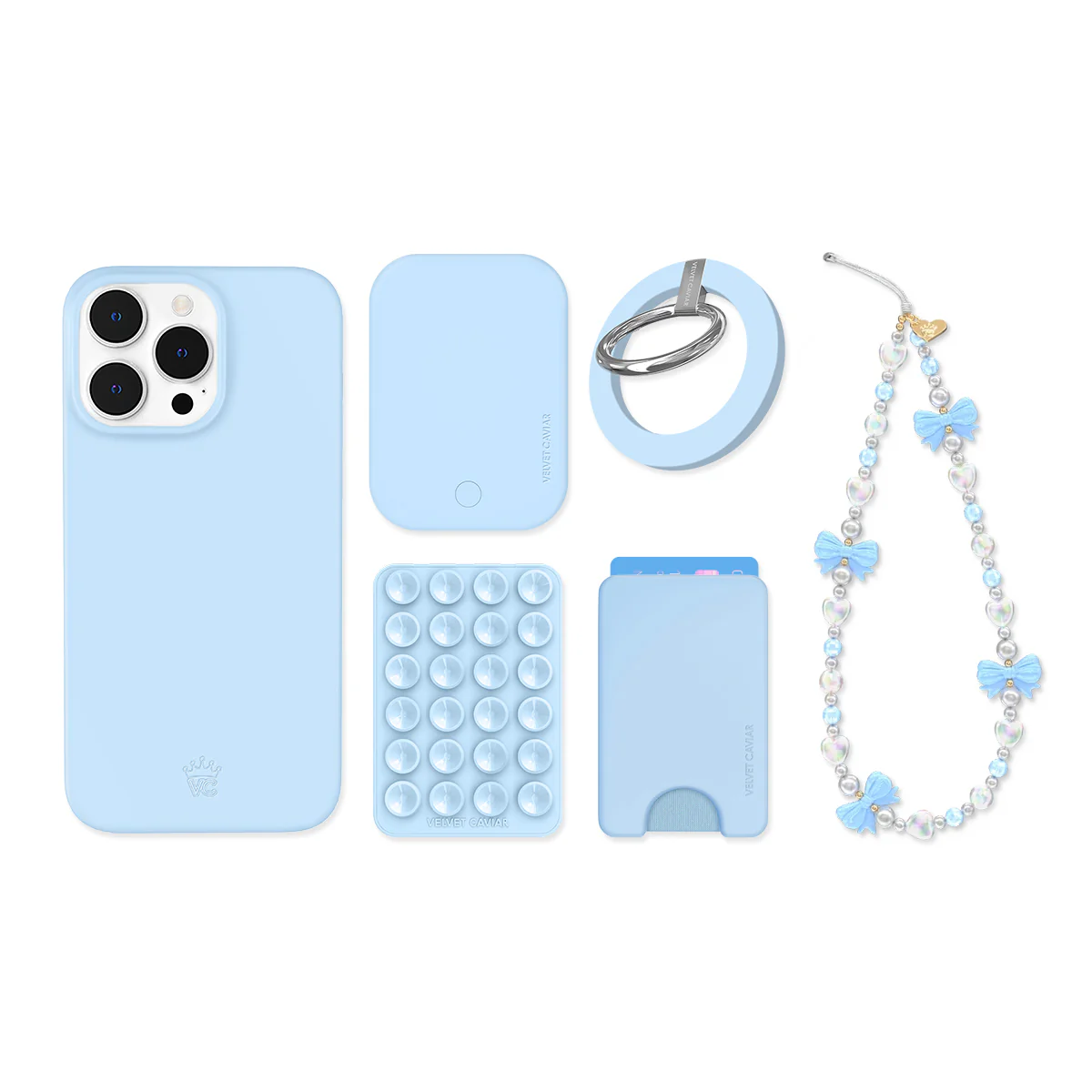 Cotton Candy Blue iPhone Bundle Set - Image 8