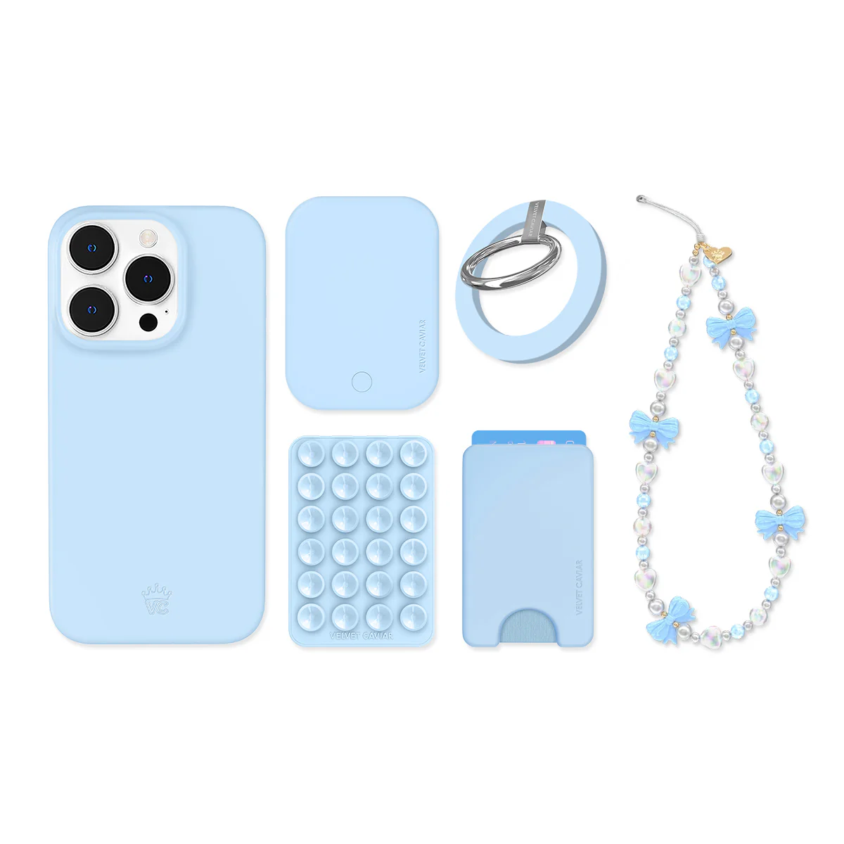 Cotton Candy Blue iPhone Bundle Set - Image 9
