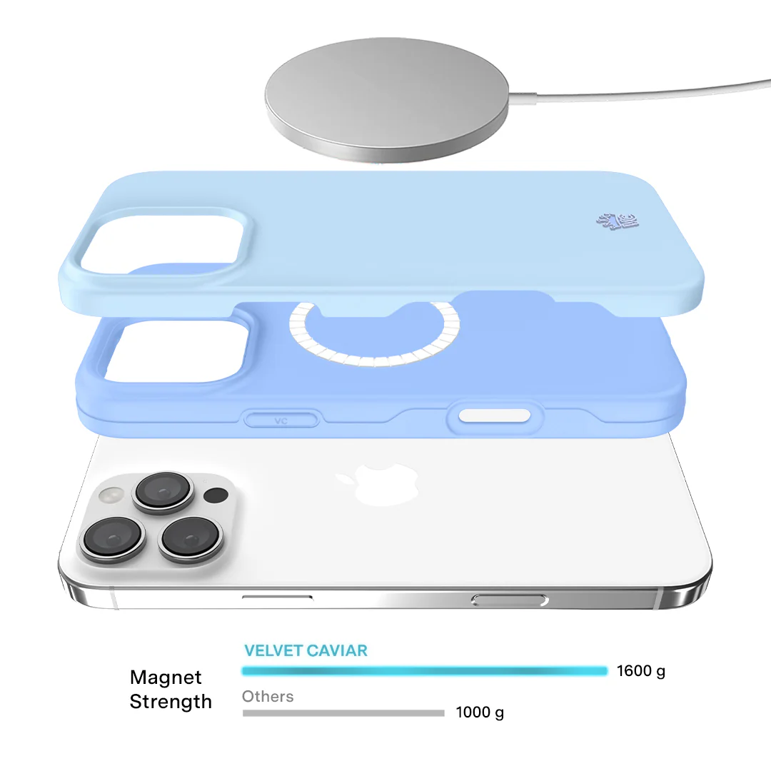 Cotton Candy Blue iPhone Case - Image 15