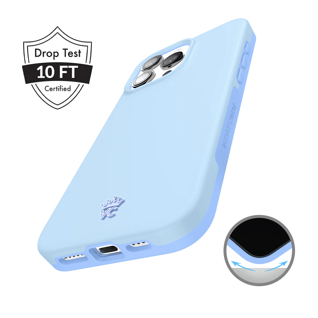 Cotton Candy Blue iPhone Case - Image 16