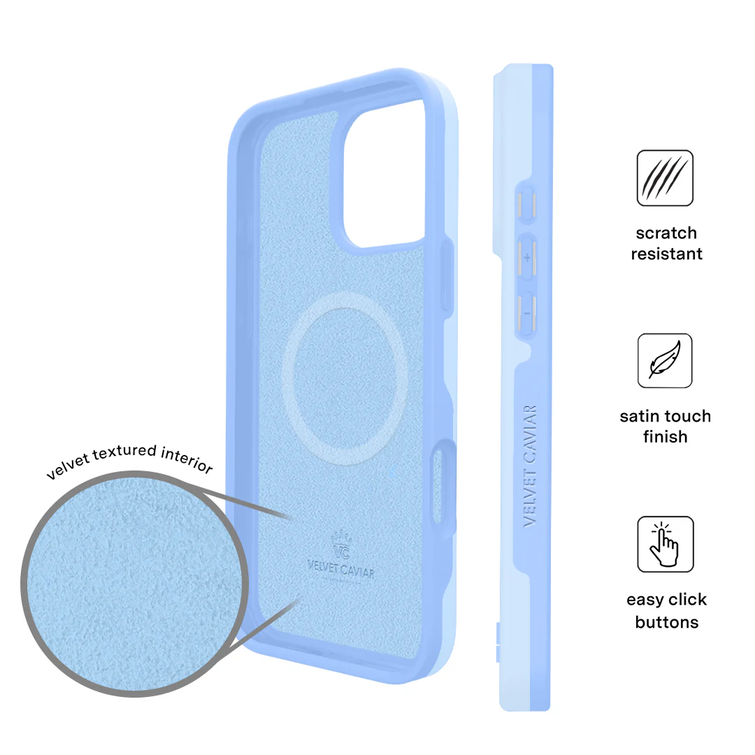 Cotton Candy Blue iPhone Case - Image 17