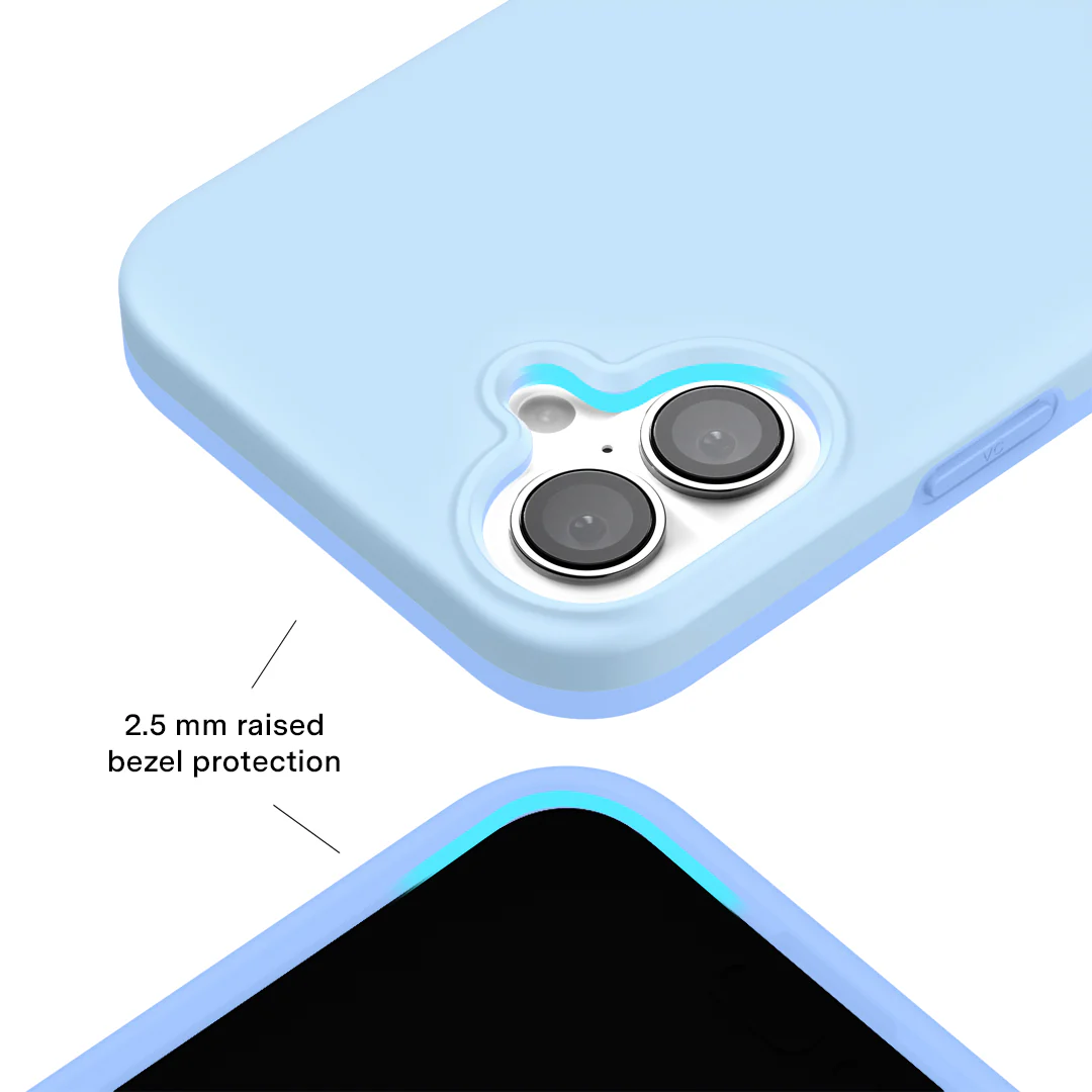 Cotton Candy Blue iPhone Case - Image 2