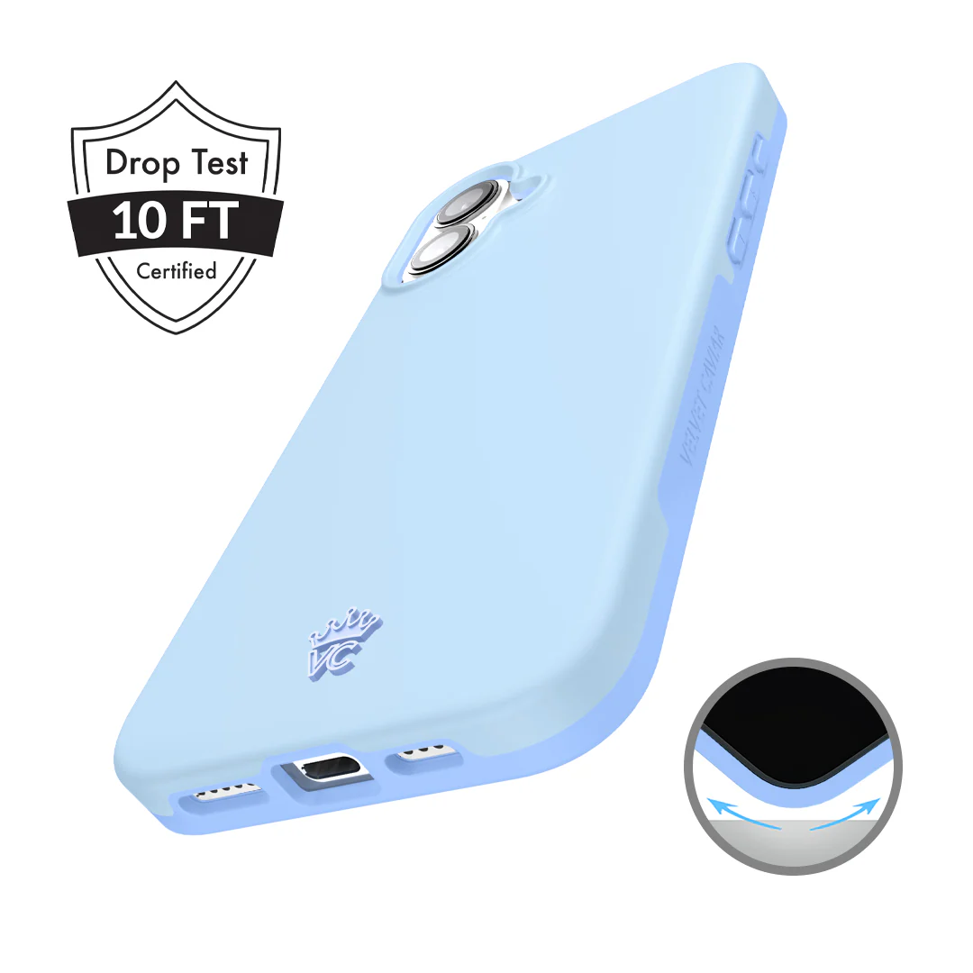 Cotton Candy Blue iPhone Case - Image 22