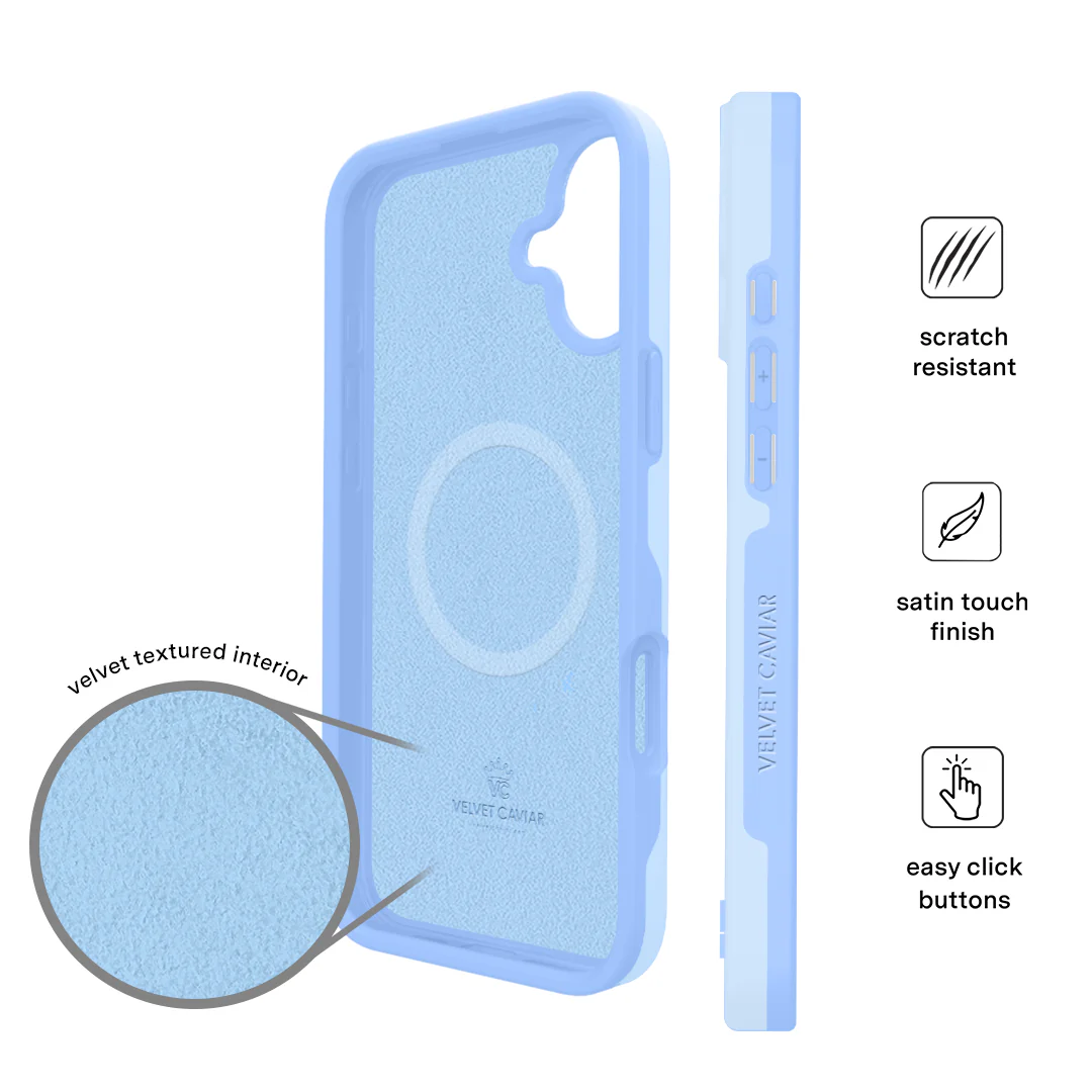 Cotton Candy Blue iPhone Case - Image 23