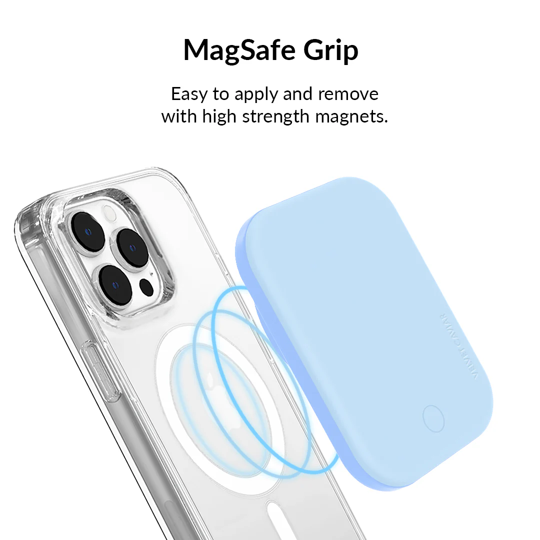 Cotton Candy Blue MagSafe Battery Power Pack - Image 4