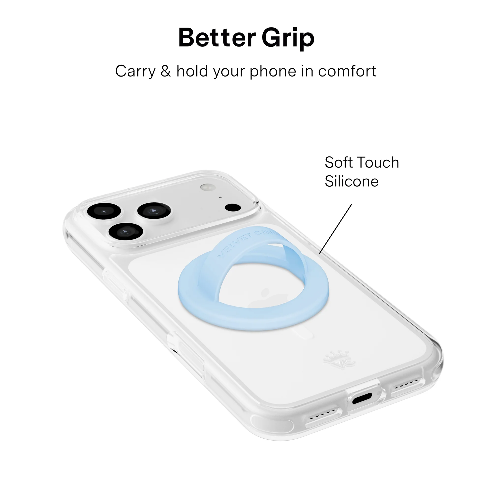 Cotton Candy Blue MagSafe Grip Loop - Image 3