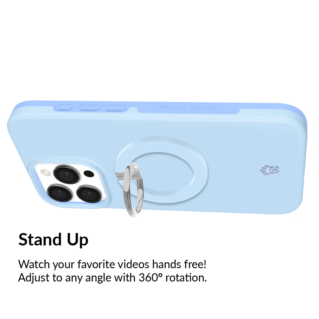 Cotton Candy Blue MagSafe Grip Ring - Image 4