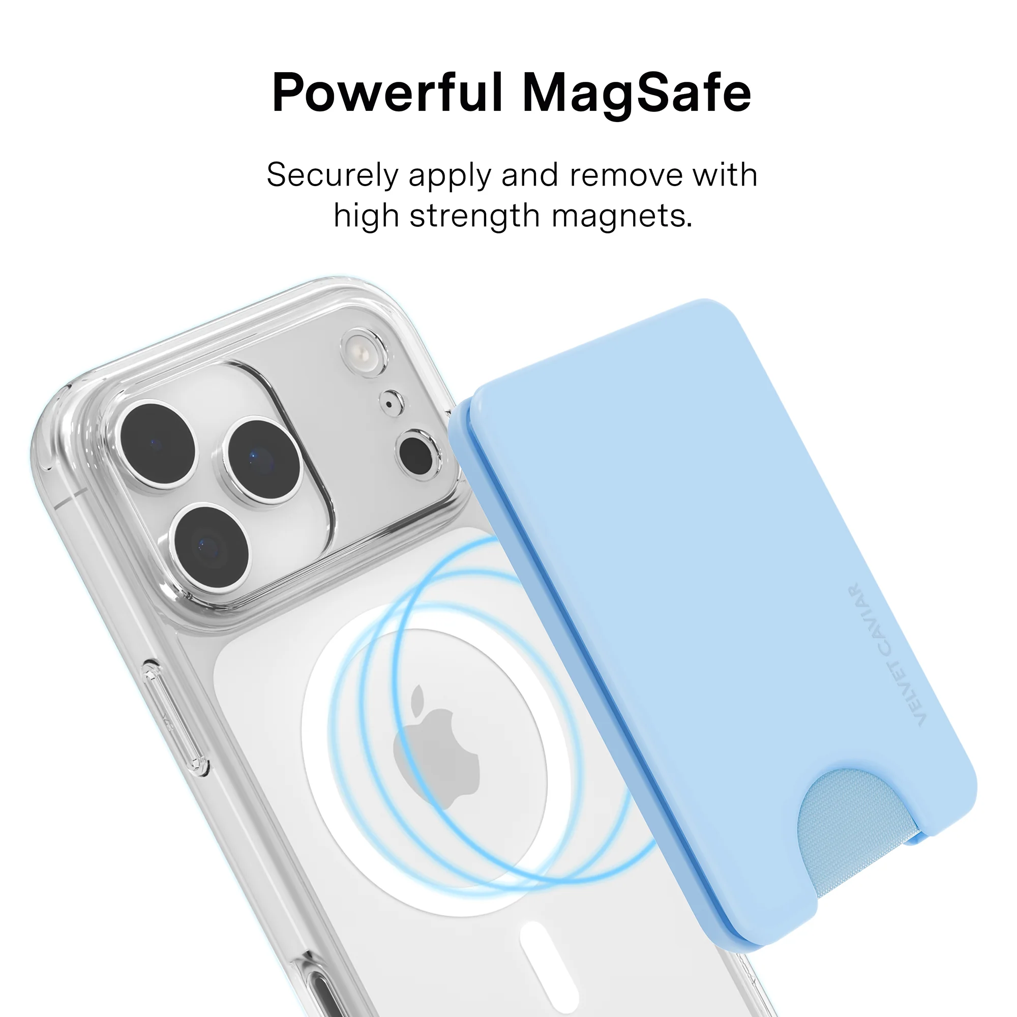 Cotton Candy Blue MagSafe Wallet - Image 3