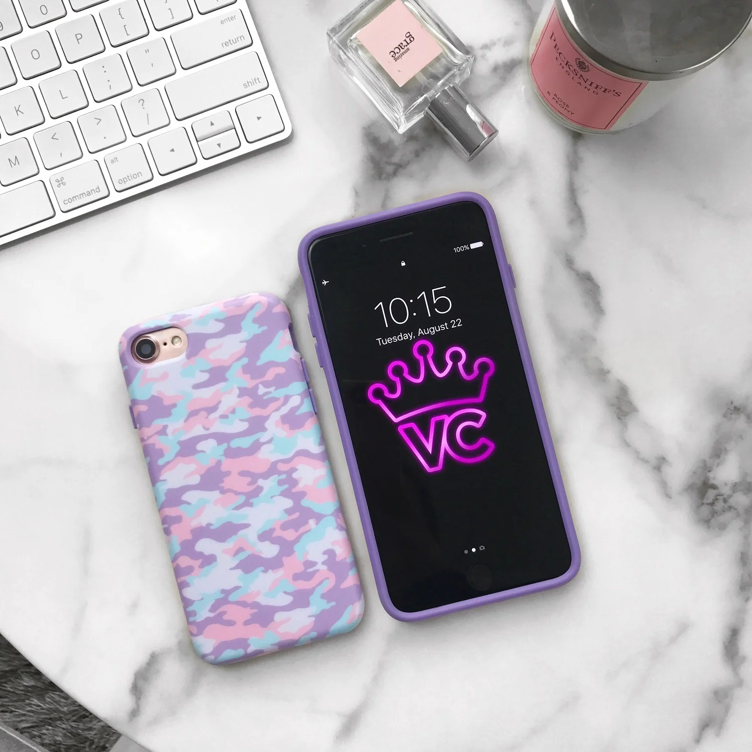 Cotton Candy Camo iPhone Case - Image 6