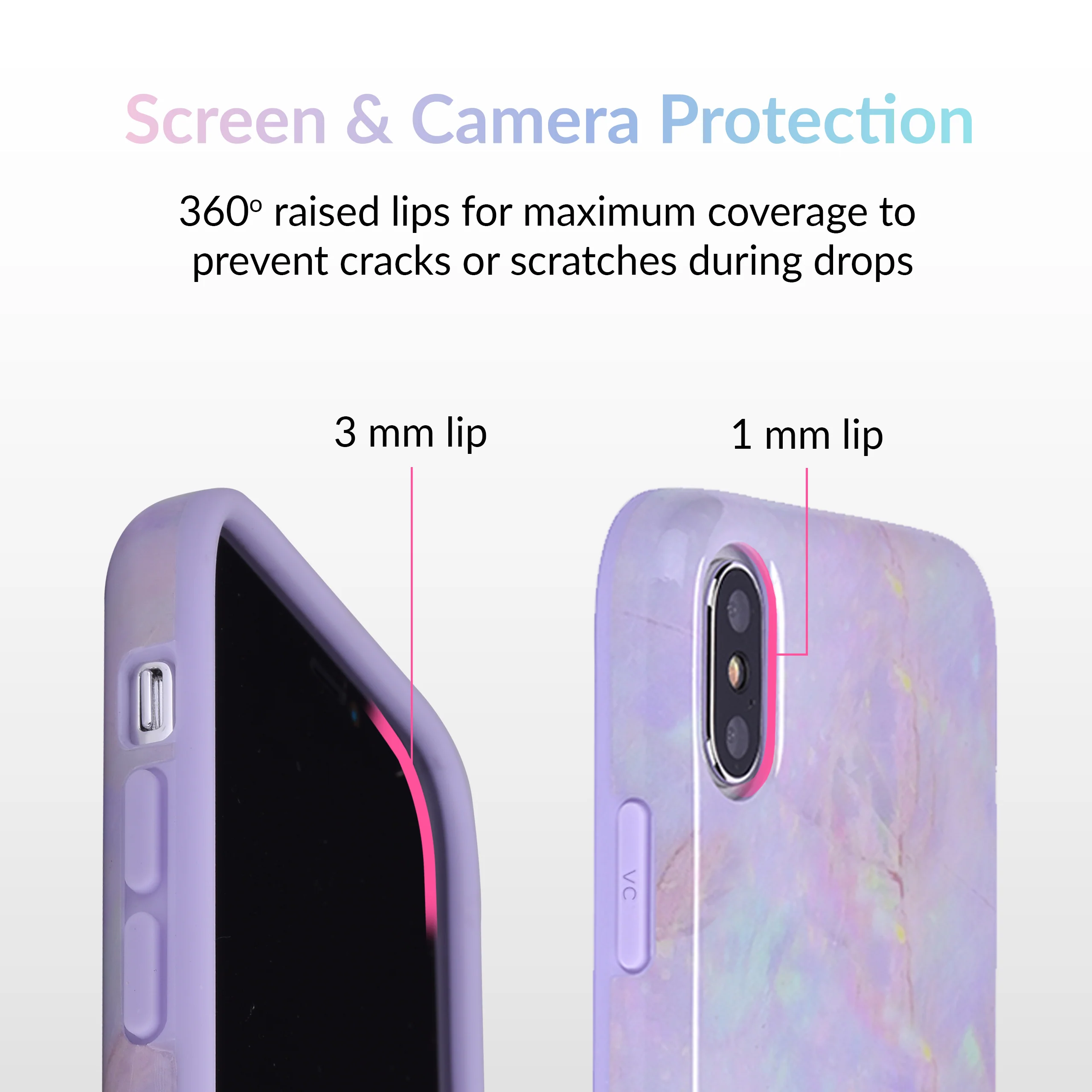 Cotton Candy Marble iPhone Case - Image 10