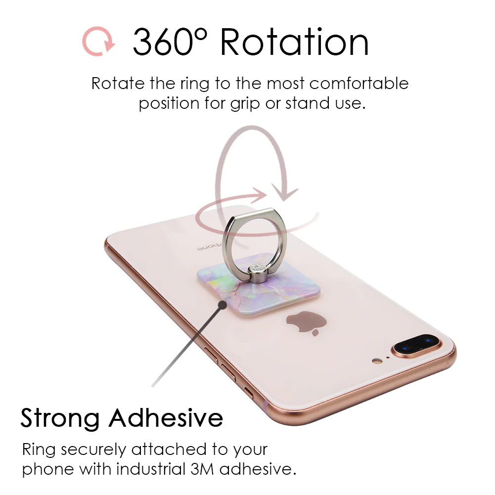 Cotton Candy Opal Phone Ring - Image 3