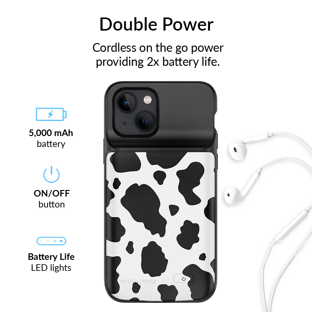 Cow iPhone Charging Case - Image 2