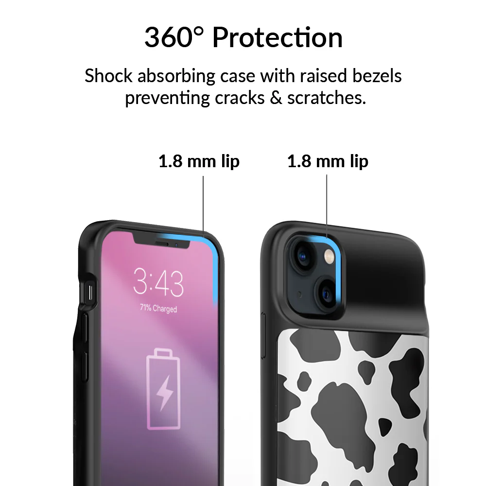 Cow iPhone Charging Case - Image 4