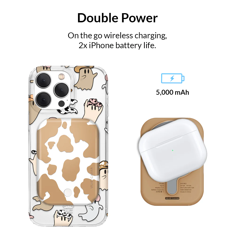 Caramel Cow MagSafe Battery Power Pack - Image 3