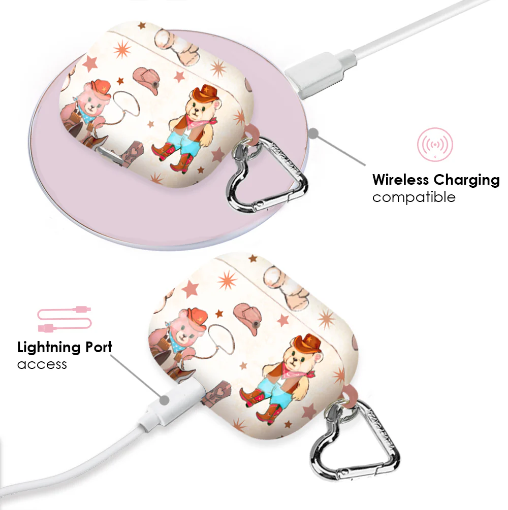 Cowboy Teddy AirPod Case - Image 14