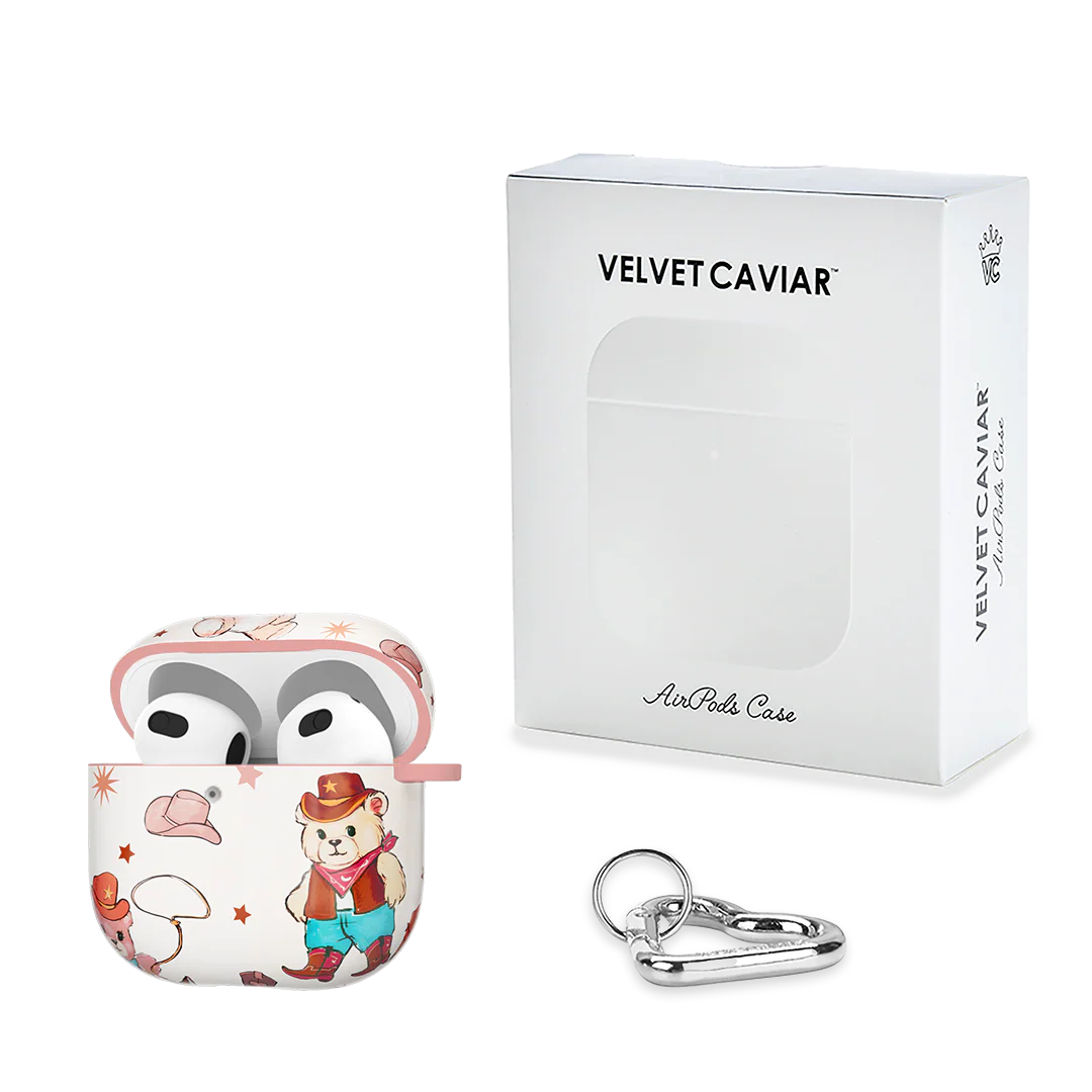 Cowboy Teddy AirPod Case - Image 20