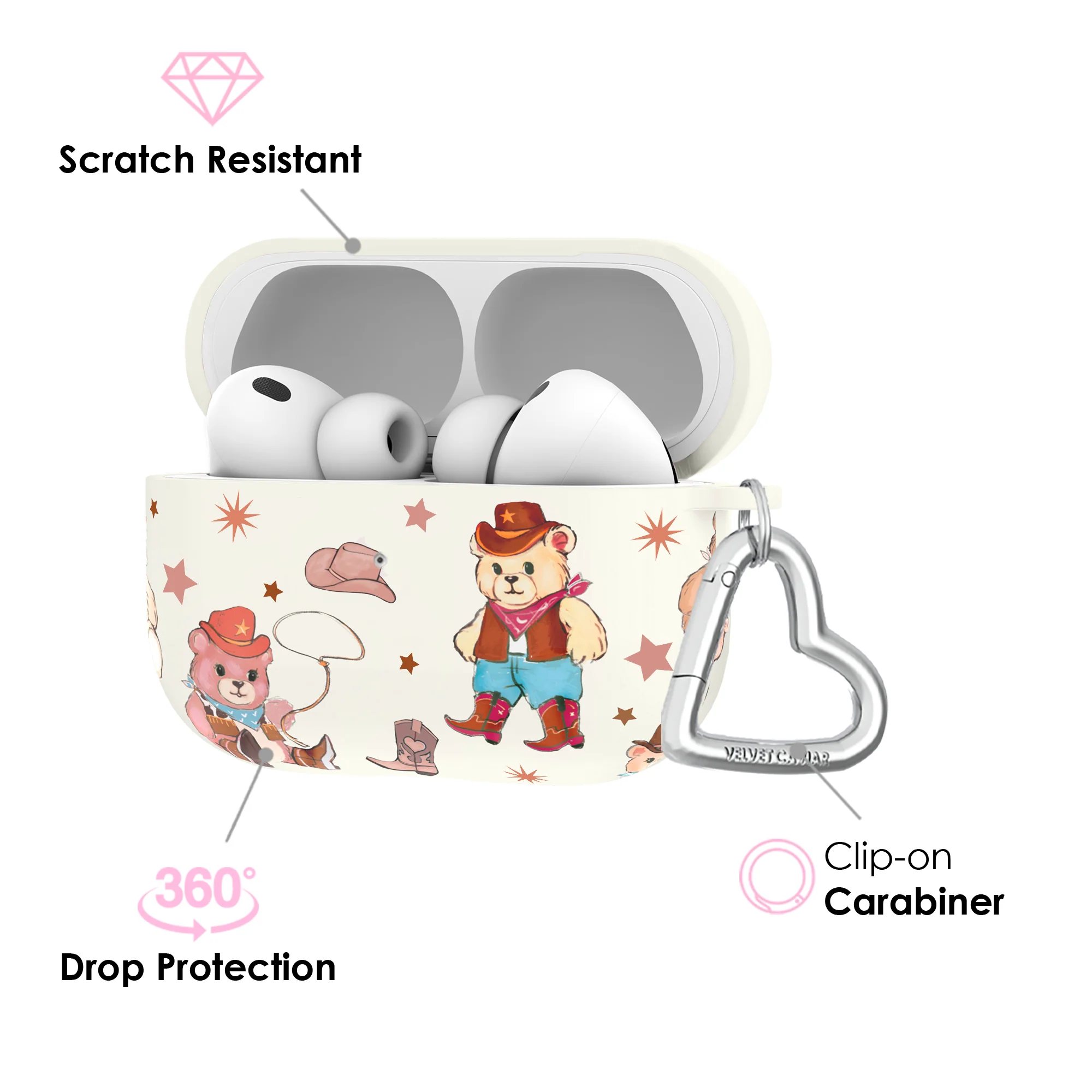 Cowboy Teddy AirPod Case - Image 23