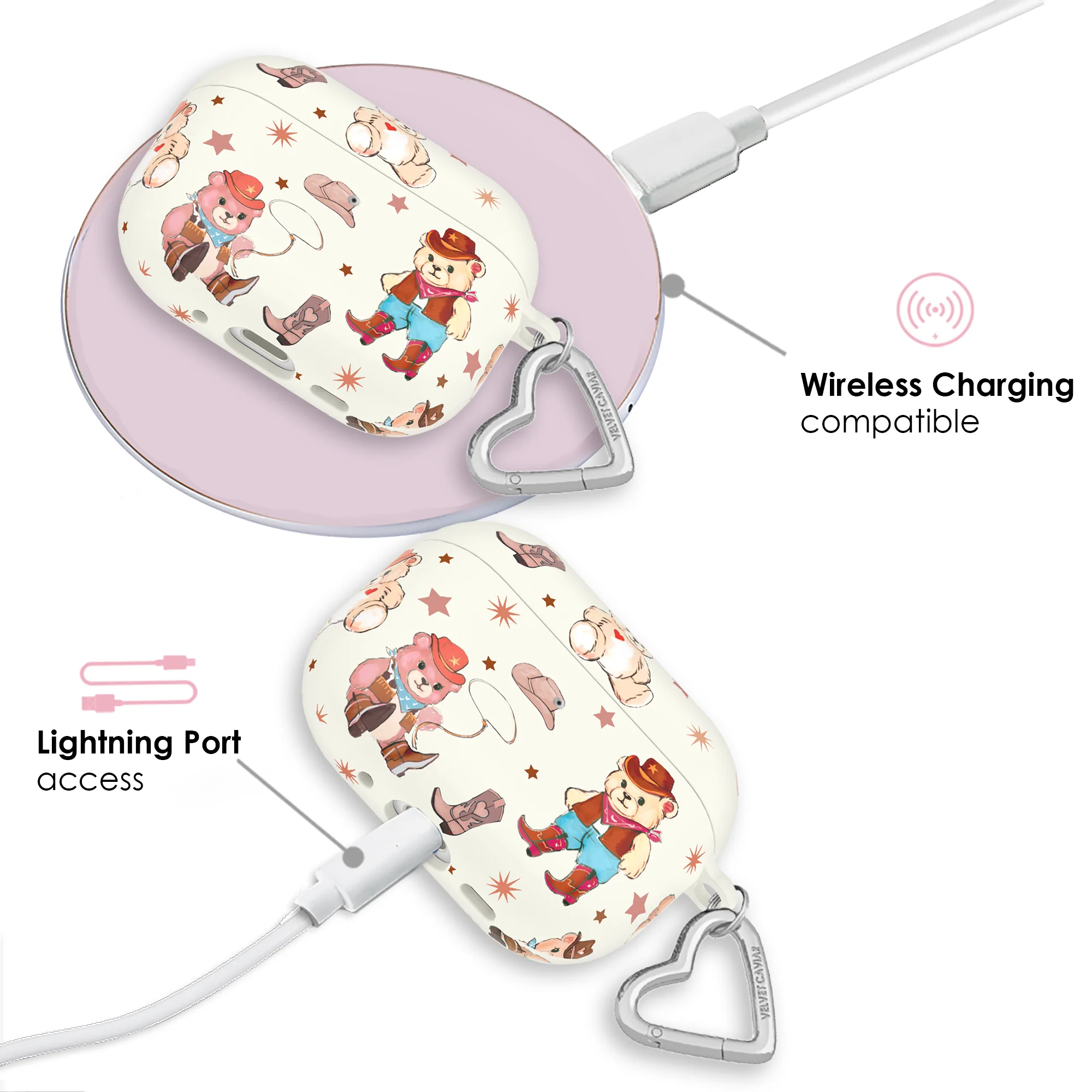 Cowboy Teddy AirPod Case - Image 24