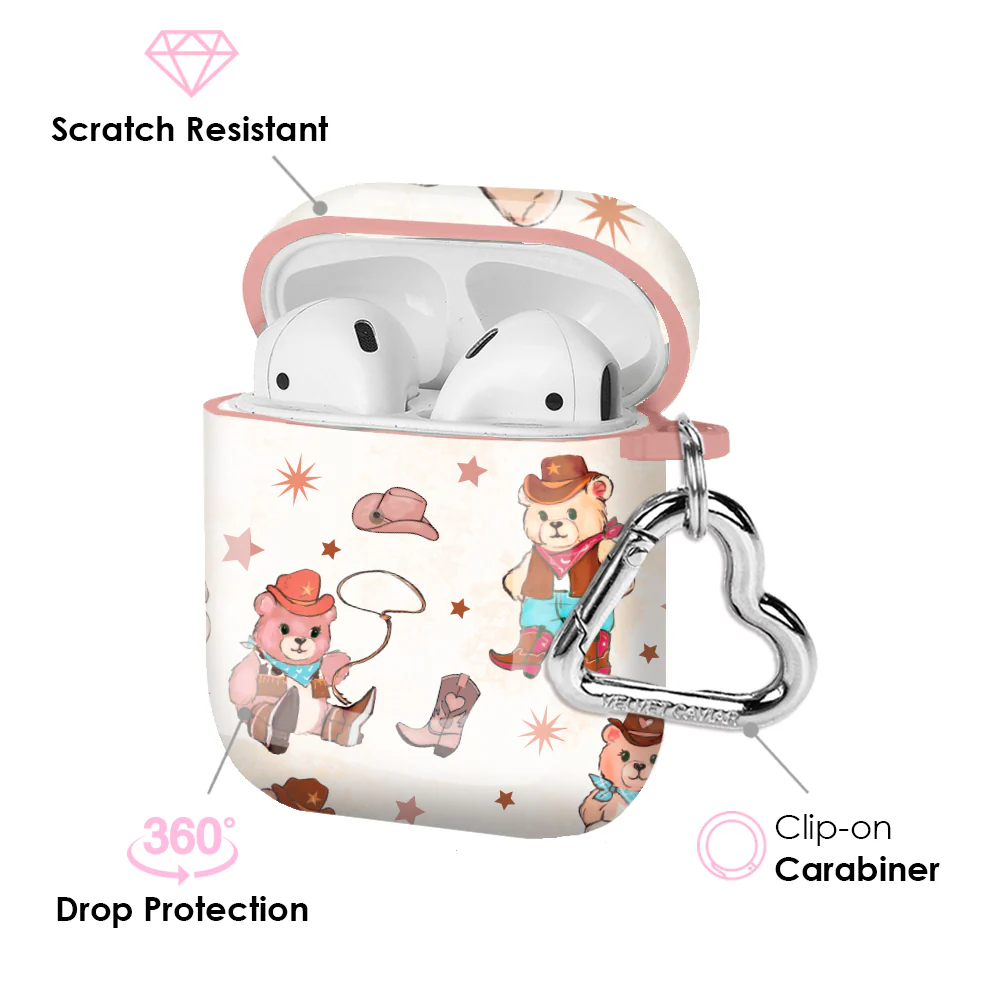 Cowboy Teddy AirPod Case - Image 3