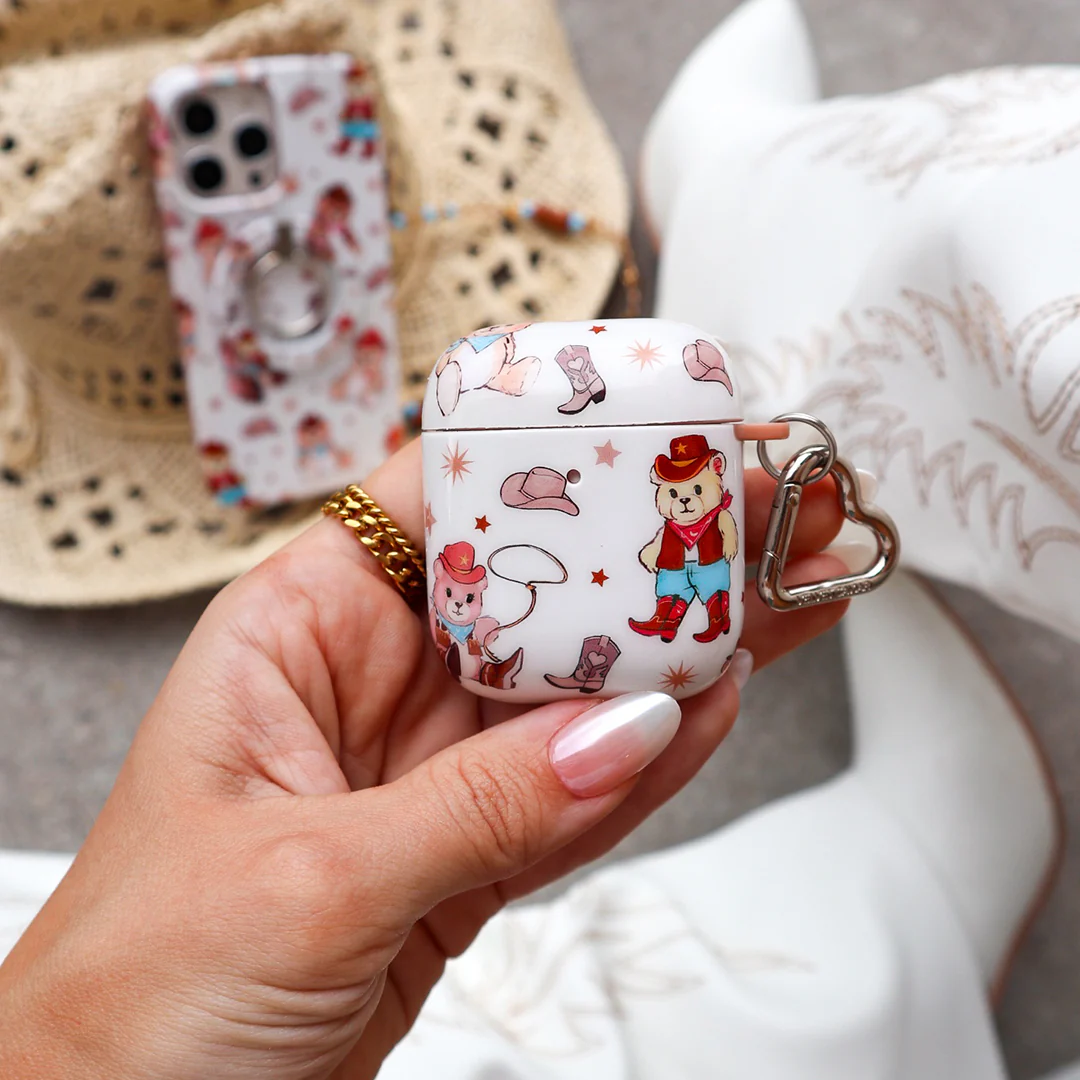 Cowboy Teddy AirPod Case - Image 7