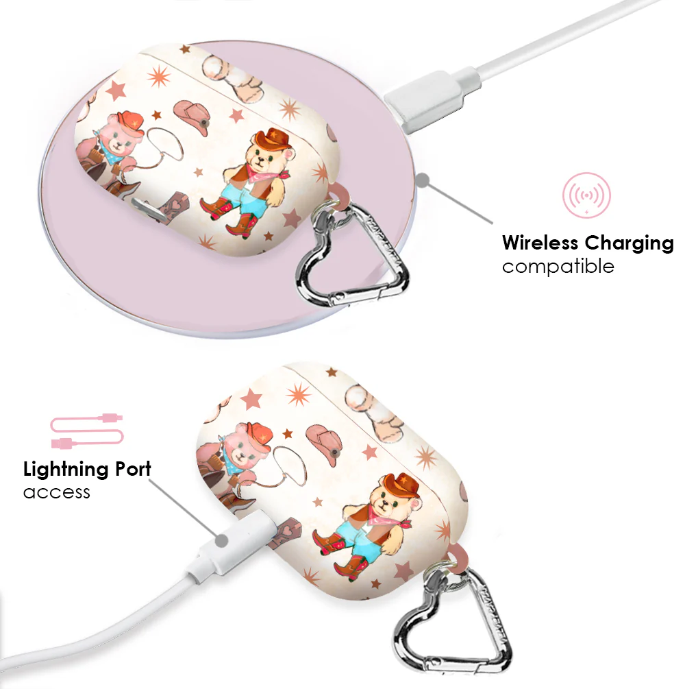 Cowboy Teddy AirPod Case - Image 9