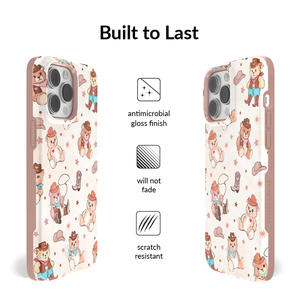 Cowboy Teddy iPhone Case - Image 6