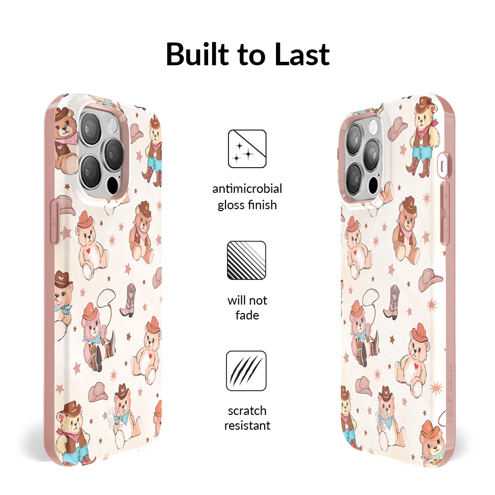 Cowboy Teddy iPhone Case - Image 66