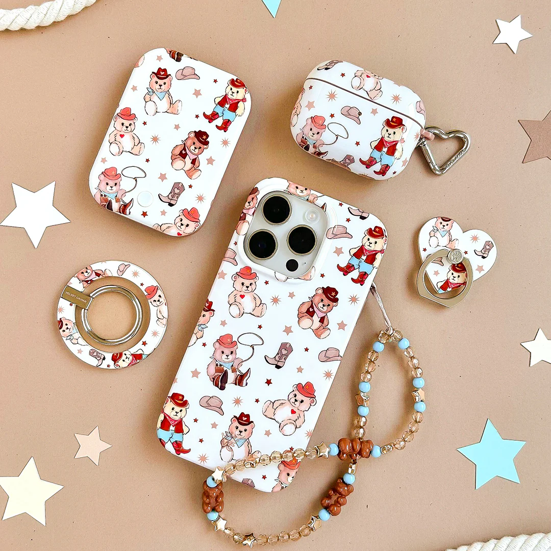 Cowboy Teddy Phone Ring - Image 2
