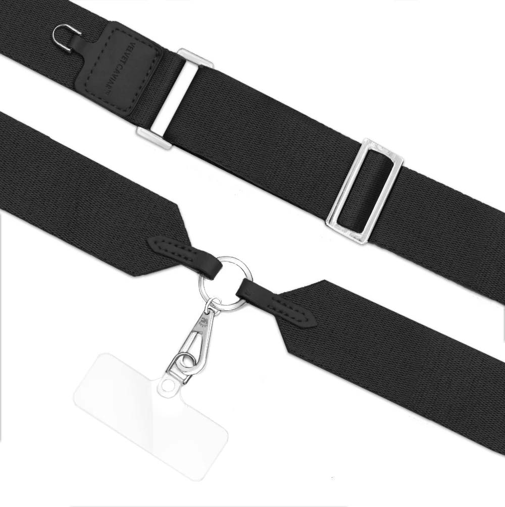 Black Utility Phone Crossbody Strap - Image 4