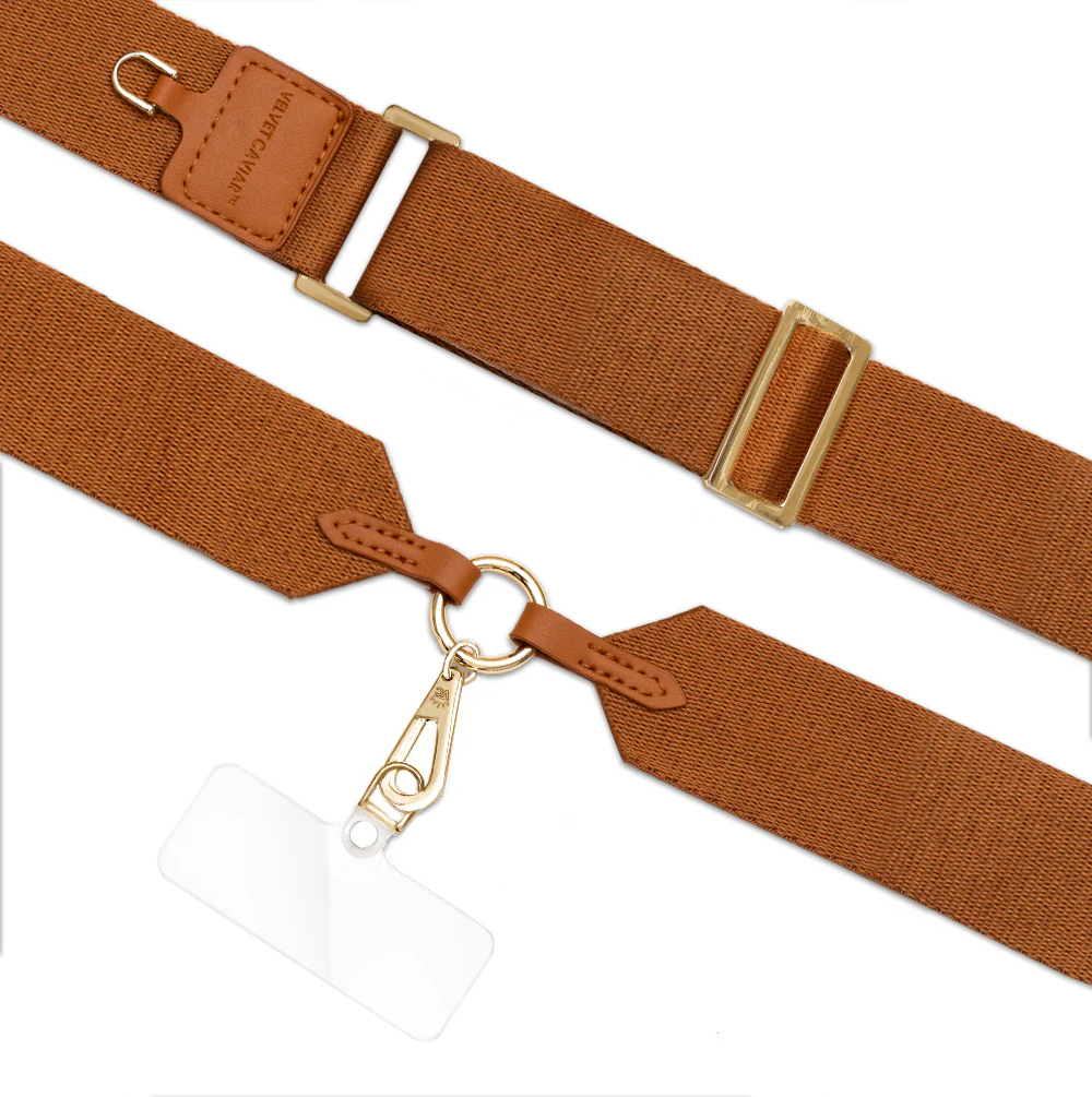 Tan Utility Phone Crossbody Strap - Image 4