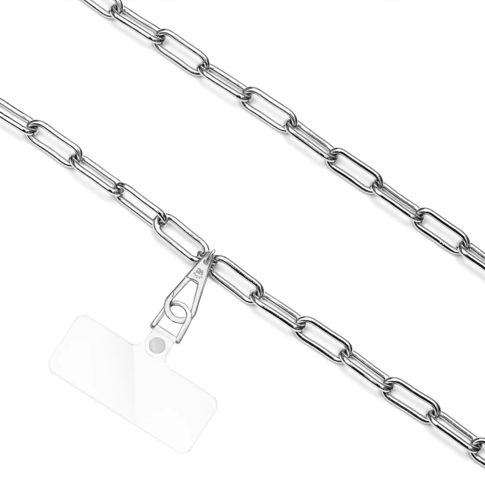 Silver Chain Phone Crossbody Strap - Image 4