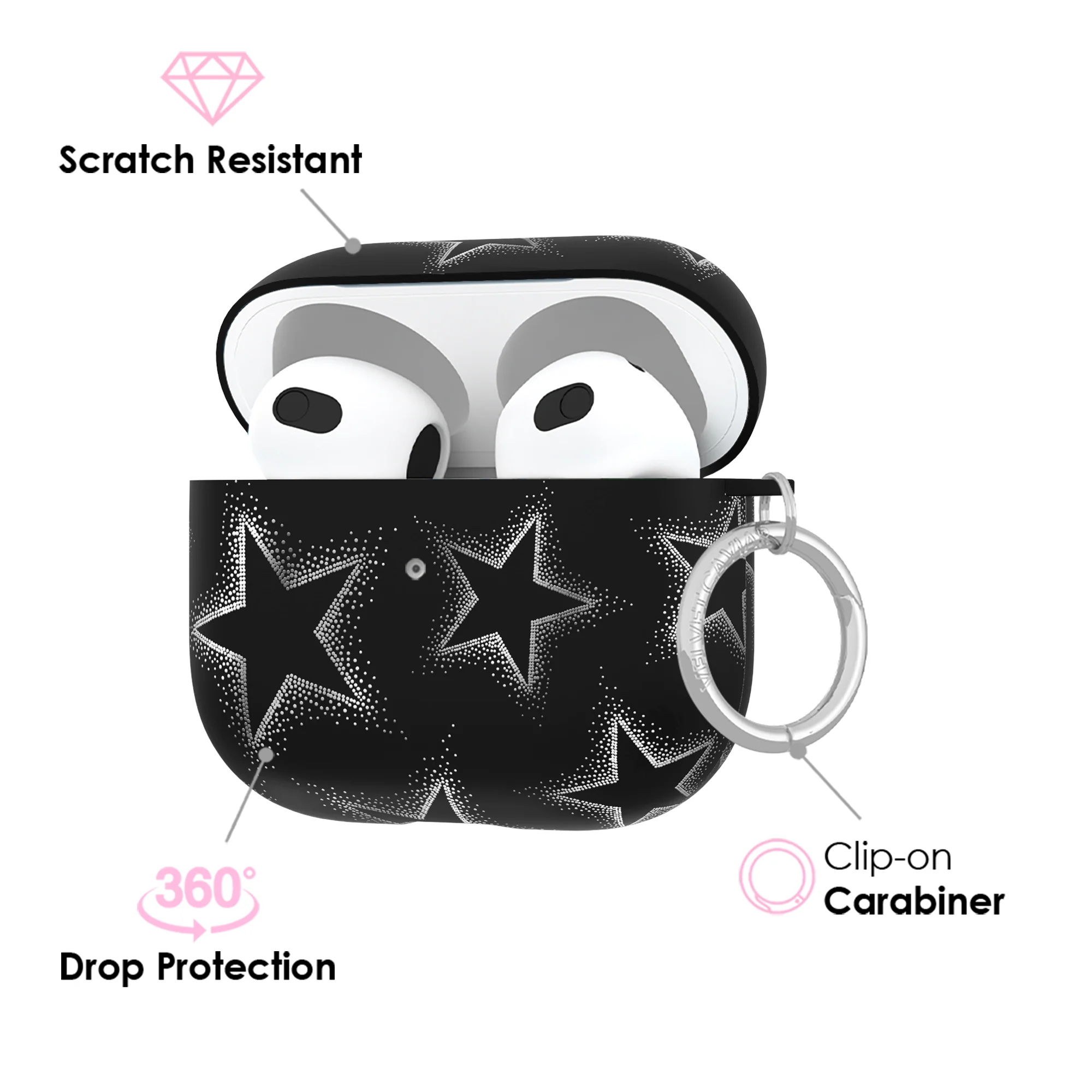 Chrome Stars AirPod Case - Image 15